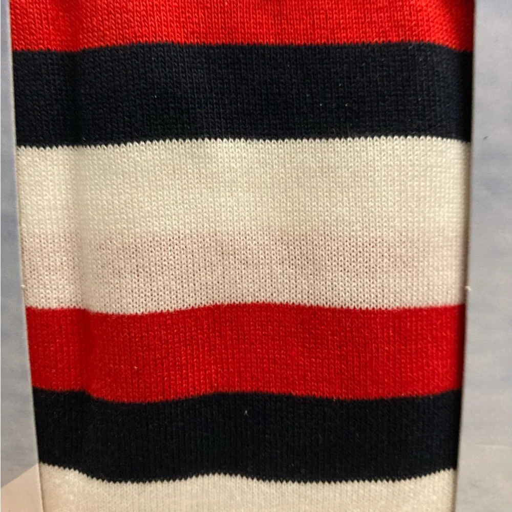 Knit Maxi  Tank Dress Red, White & Blue Striped -M NWT - Picture 2 of 5